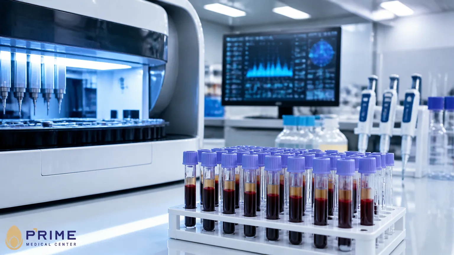 Analise laboratorial de shbg e testosterona livre em tubos de coleta de sangue.